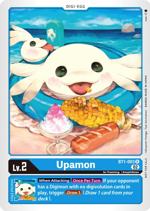 Image for Upamon - BT1-003 (Winner Pack Dimensional Phase) (BT1-003 R) - Digimon Card Game