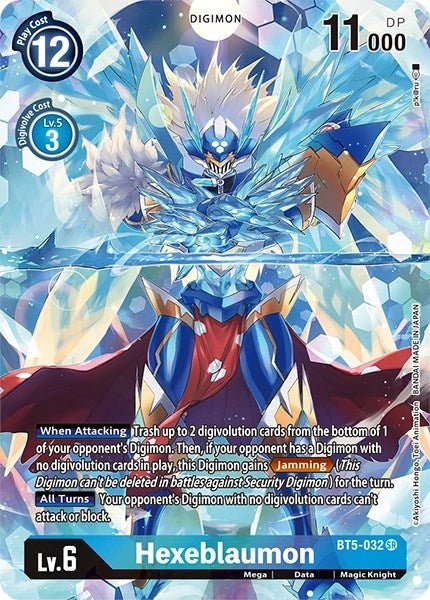 Image for Hexeblaumon (Alternate Art) (BT5-032 SR) - Digimon Card Game