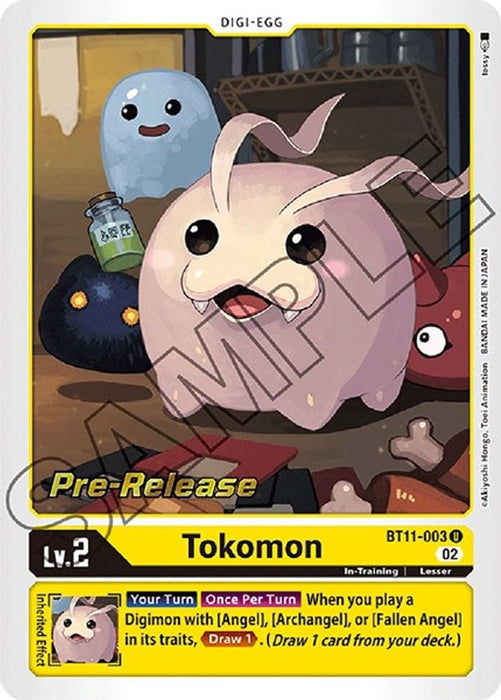 Tokomon (#BT11-003 U) (Dimensional Phase Pre-Release Cards) Near Mint Foil