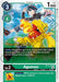 Agumon (#BT11-046 U) (Dimensional Phase Pre-Release Cards)