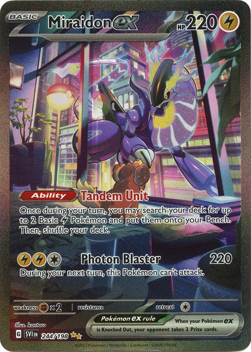 Image for Miraidon ex (244/198) [SV01: Scarlet & Violet Base Set] - Pokemon