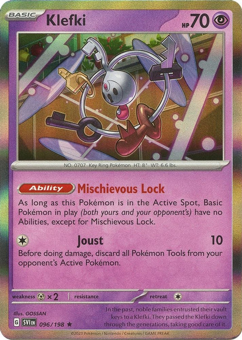 Klefki (#096/198) (SV01: Scarlet & Violet Base Set) Near Mint Holofoil