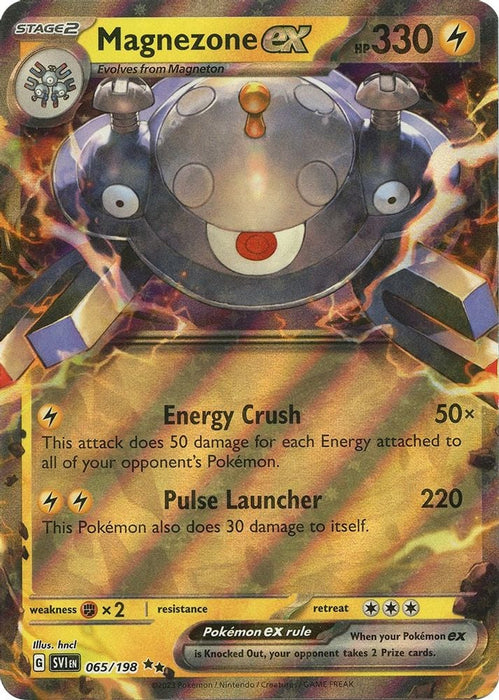 Magnezone ex 065 198 (#065/198) (SV01: Scarlet & Violet Base Set) Near Mint Holofoil