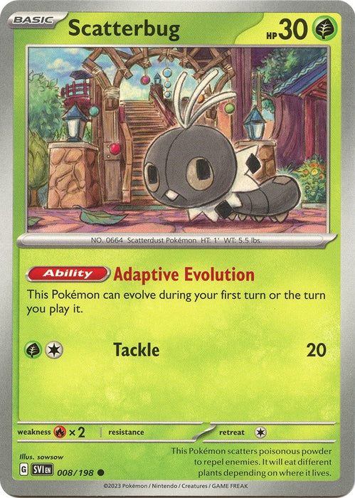 Image for Scatterbug (008/198) [SV01: Scarlet & Violet Base Set] - Pokemon