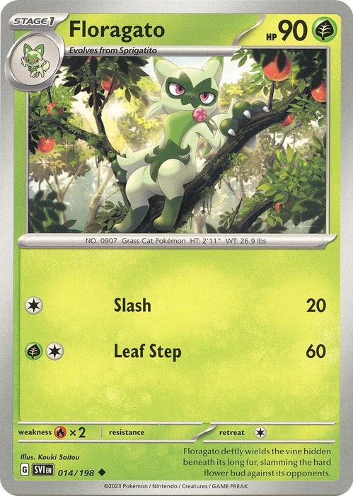 Image for Floragato (014/198) [SV01: Scarlet & Violet Base Set] - Pokemon