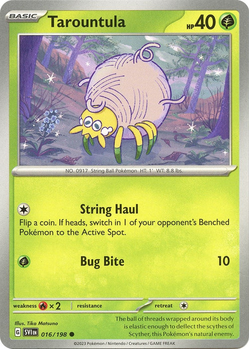 Image for Tarountula (016/198) [SV01: Scarlet & Violet Base Set] - Pokemon