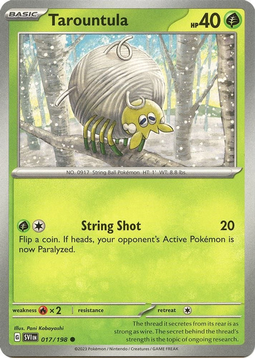 Tarountula 017 198 (#017/198) (SV01: Scarlet & Violet Base Set)