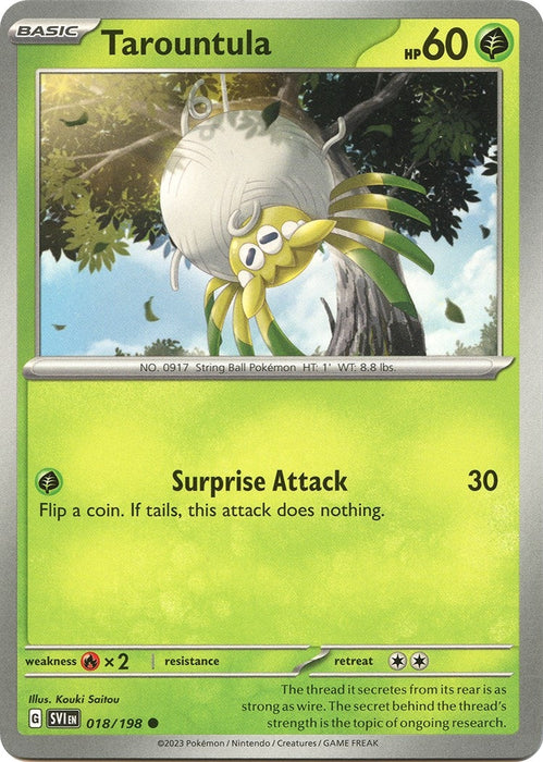 Image for Tarountula (018/198) [SV01: Scarlet & Violet Base Set] - Pokemon