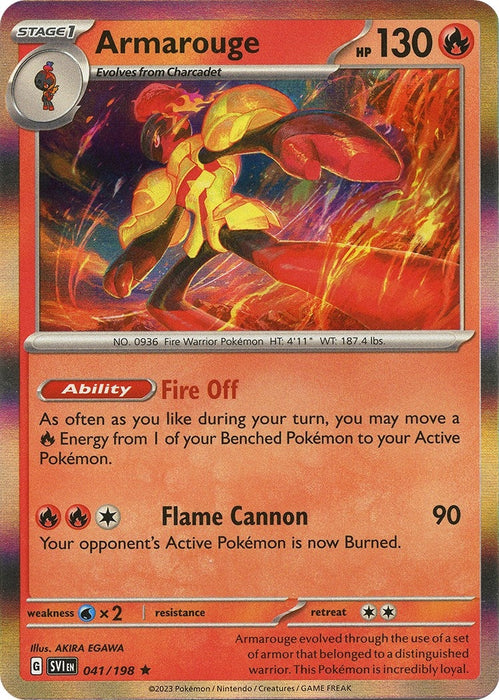 Image for Armarouge (041/198) [SV01: Scarlet & Violet Base Set] - Pokemon