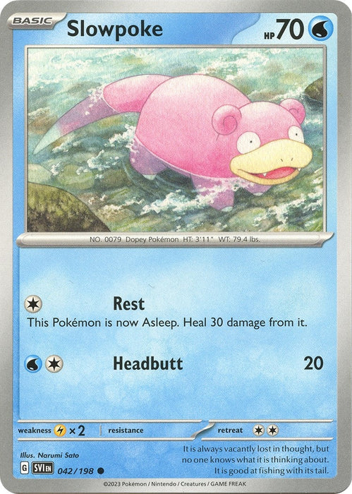 Image for Slowpoke (042/198) [SV01: Scarlet & Violet Base Set] - Pokemon