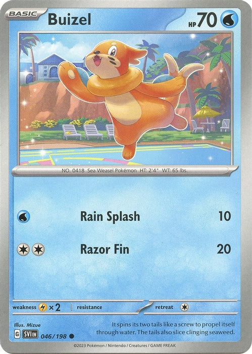 Buizel (#046/198) (SV01: Scarlet & Violet Base Set) Near Mint Reverse Holofoil