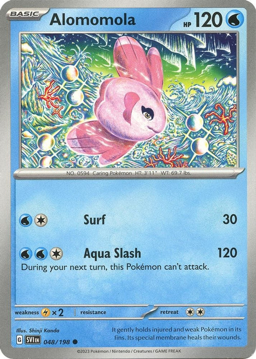 Alomomola (#048/198) (SV01: Scarlet & Violet Base Set) Near Mint Reverse Holofoil