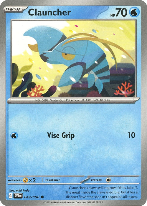 Image for Clauncher (049/198) [SV01: Scarlet & Violet Base Set] - Pokemon