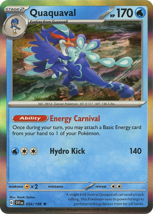 Image for Quaquaval (054/198) [SV01: Scarlet & Violet Base Set] - Pokemon