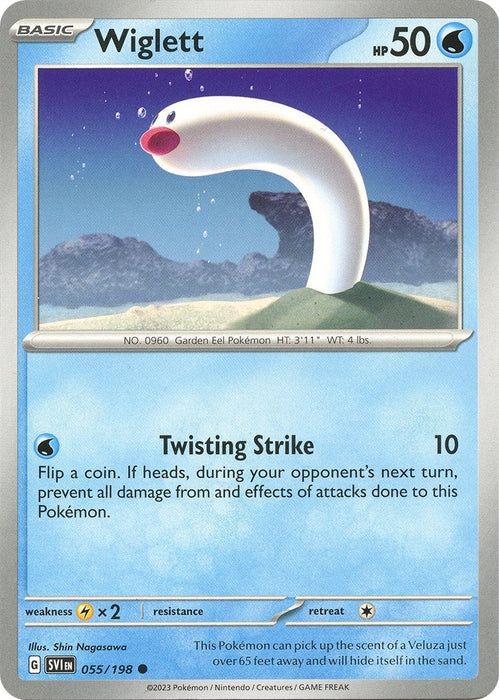 Image for Wiglett (055/198) [SV01: Scarlet & Violet Base Set] - Pokemon
