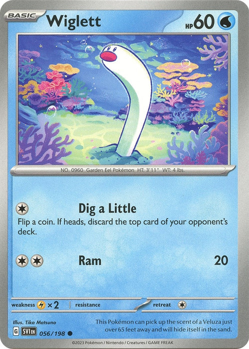 Image for Wiglett (056/198) [SV01: Scarlet & Violet Base Set] - Pokemon