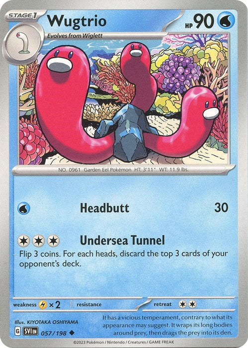 Image for Wugtrio (057/198) [SV01: Scarlet & Violet Base Set] - Pokemon