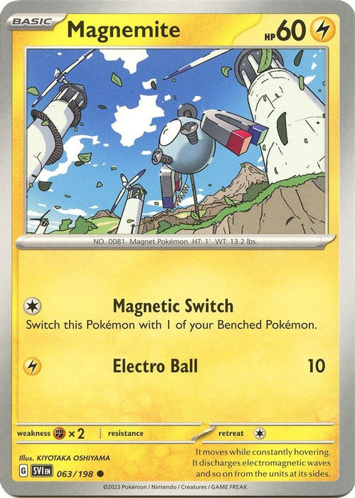 Magnemite (#063/198) (SV01: Scarlet & Violet Base Set)
