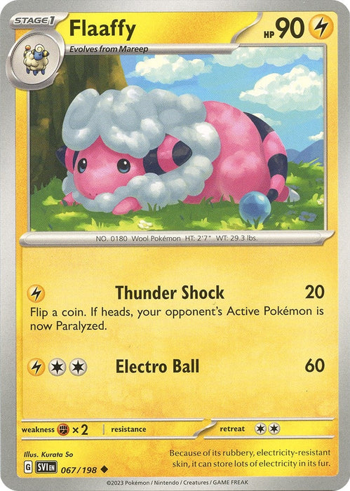 Image for Flaaffy (067/198) [SV01: Scarlet & Violet Base Set] - Pokemon