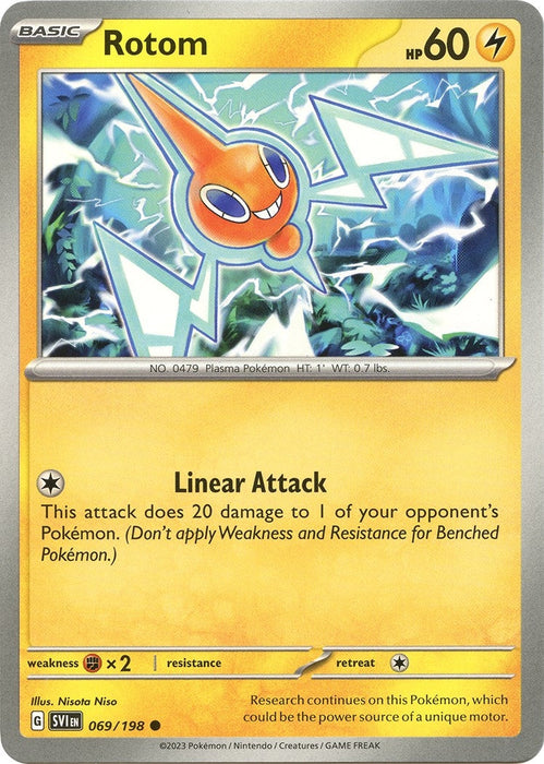 Image for Rotom (069/198) [SV01: Scarlet & Violet Base Set] - Pokemon