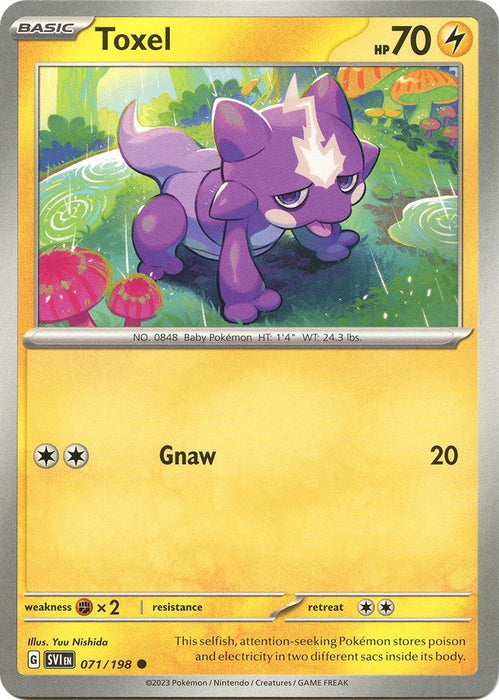 Image for Toxel (071/198) [SV01: Scarlet & Violet Base Set] - Pokemon