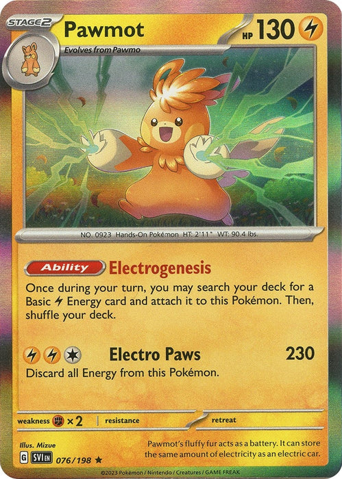 Image for Pawmot (076/198) [SV01: Scarlet & Violet Base Set] - Pokemon