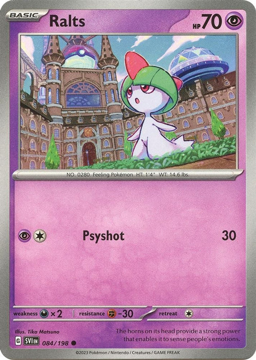 Ralts 084 198 (#084/198) (SV01: Scarlet & Violet Base Set)