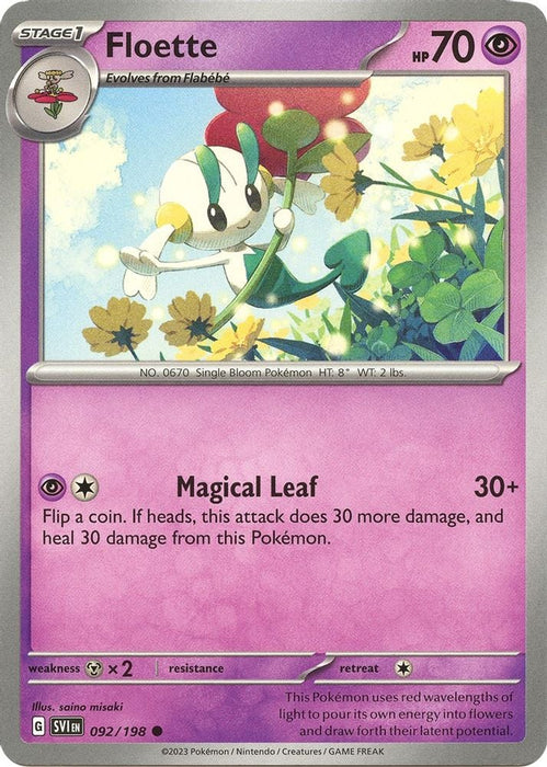 Floette (#092/198) (SV01: Scarlet & Violet Base Set) Near Mint Reverse Holofoil
