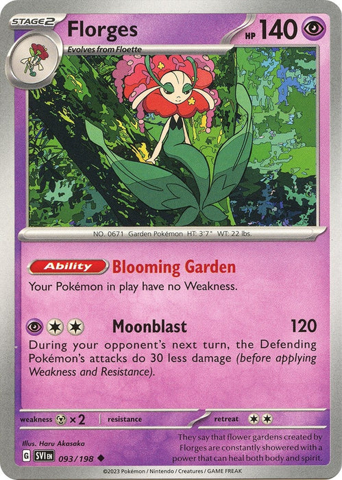 Image for Florges (093/198) [SV01: Scarlet & Violet Base Set] - Pokemon