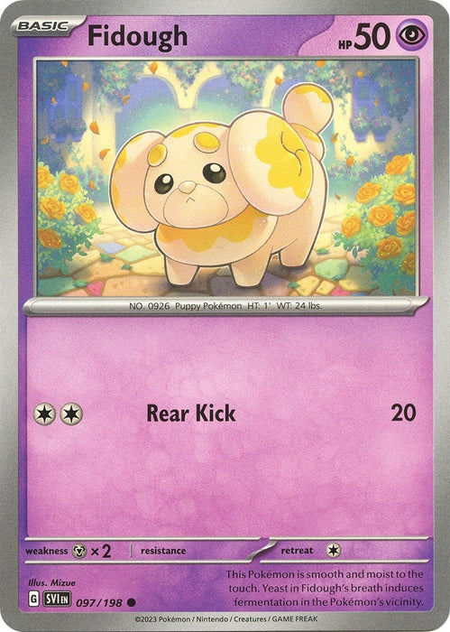 Image for Fidough (097/198) [SV01: Scarlet & Violet Base Set] - Pokemon