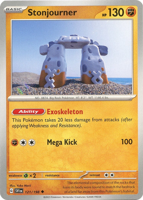 Image for Stonjourner (121/198) [SV01: Scarlet & Violet Base Set] - Pokemon