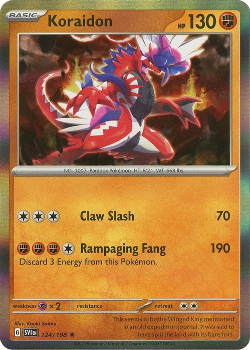 Koraidon (#124/198) (SV01: Scarlet & Violet Base Set)