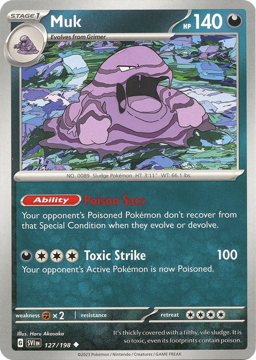 Image for Muk (127/198) [SV01: Scarlet & Violet Base Set] - Pokemon