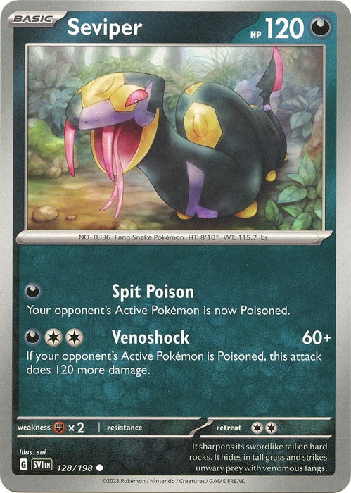Image for Seviper (128/198) [SV01: Scarlet & Violet Base Set] - Pokemon