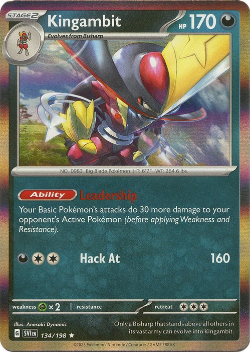Image for Kingambit (134/198) [SV01: Scarlet & Violet Base Set] - Pokemon