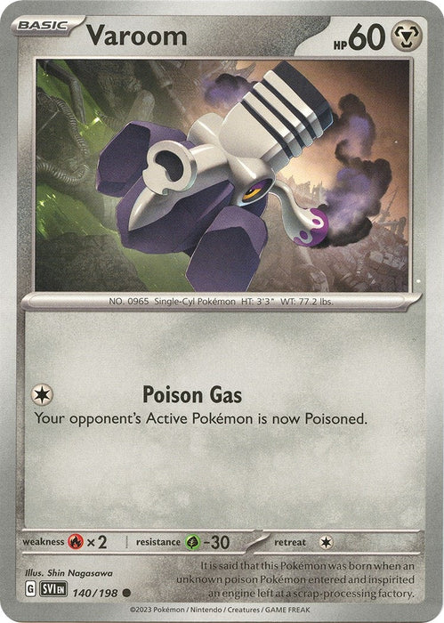 Image for Varoom (140/198) [SV01: Scarlet & Violet Base Set] - Pokemon