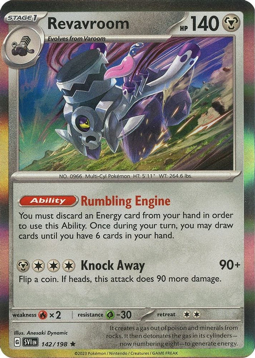 Revavroom (#142/198) (SV01: Scarlet & Violet Base Set) Near Mint Holofoil