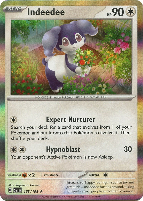 Image for Indeedee (153/198) [SV01: Scarlet & Violet Base Set] - Pokemon