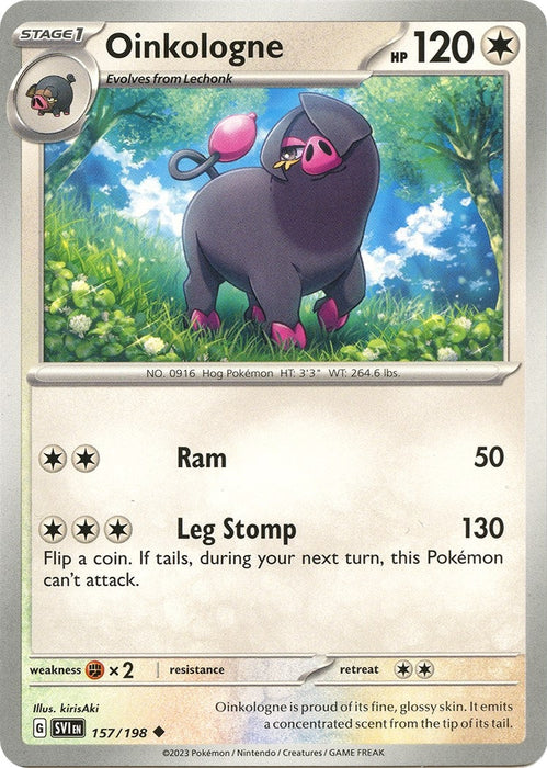 Image for Oinkologne (157/198) [SV01: Scarlet & Violet Base Set] - Pokemon