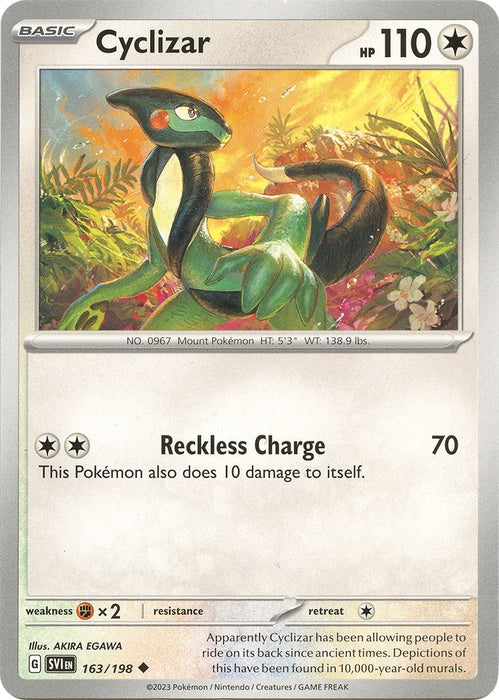 Image for Cyclizar (163/198) [SV01: Scarlet & Violet Base Set] - Pokemon