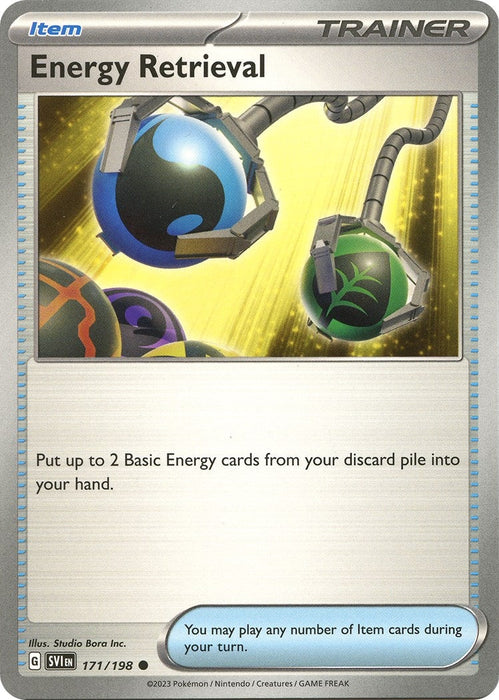 Image for Energy Retrieval (171/198) [SV01: Scarlet & Violet Base Set] - Pokemon
