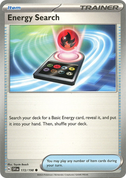 Image for Energy Search (172/198) [SV01: Scarlet & Violet Base Set] - Pokemon