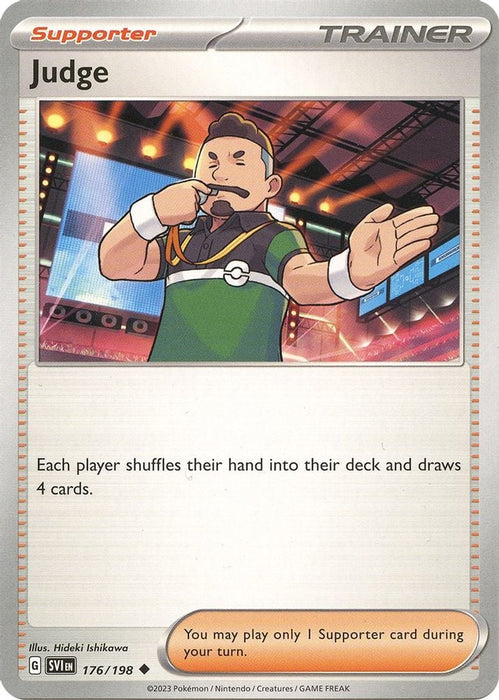 Judge (#176/198) (SV01: Scarlet & Violet Base Set)