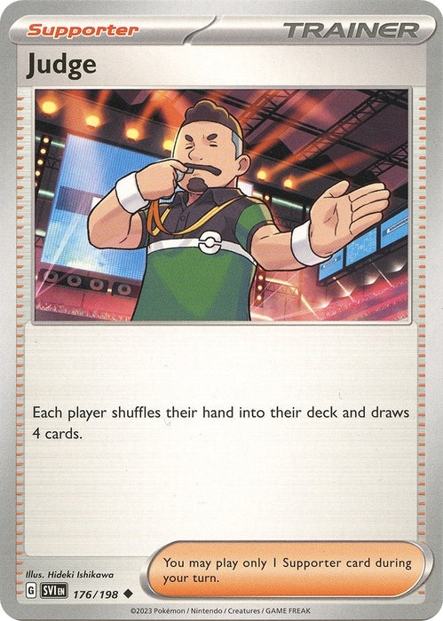 Image for Judge (176/198) [SV01: Scarlet & Violet Base Set] - Pokemon