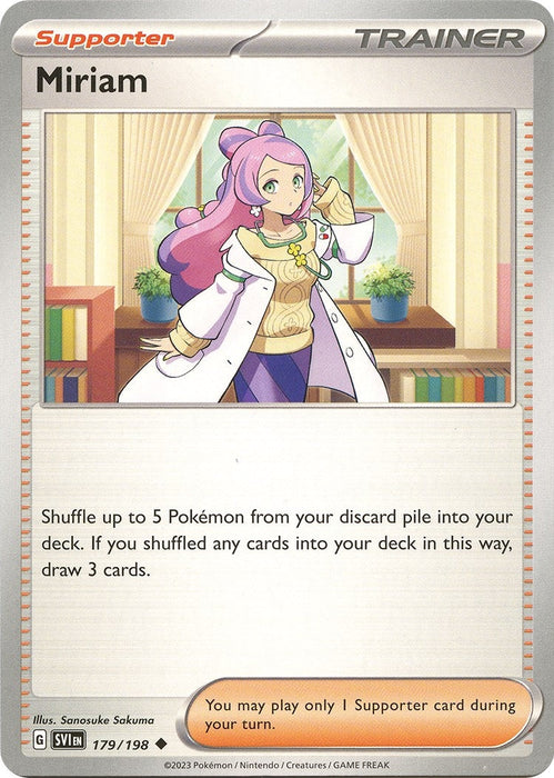 Image for Miriam (179/198) [SV01: Scarlet & Violet Base Set] - Pokemon