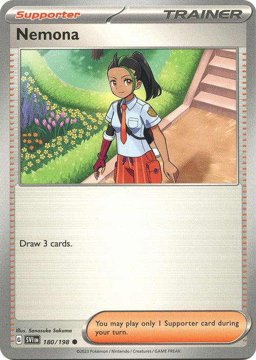 Image for Nemona (180/198) [SV01: Scarlet & Violet Base Set] - Pokemon