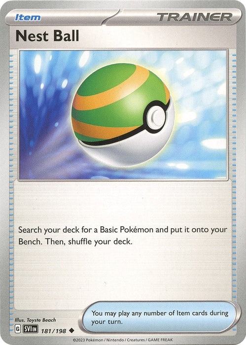 Image for Nest Ball (181/198) [SV01: Scarlet & Violet Base Set] - Pokemon