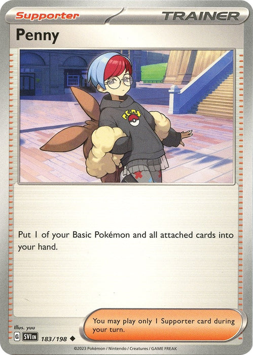 Image for Penny (183/198) [SV01: Scarlet & Violet Base Set] - Pokemon