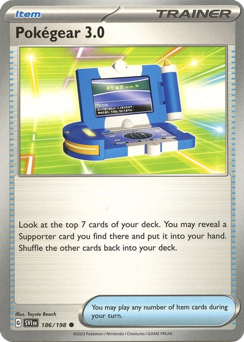 Pokegear 30 (#186/198) (SV01: Scarlet & Violet Base Set) Near Mint
