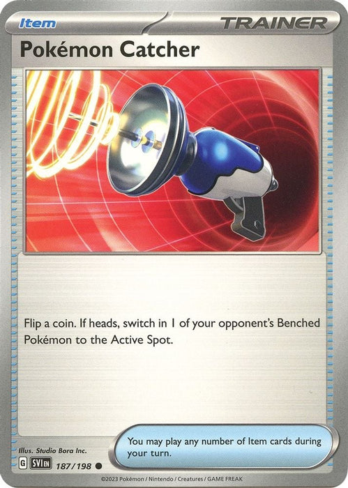 Pokemon Catcher (#187/198) (SV01: Scarlet & Violet Base Set) Near Mint